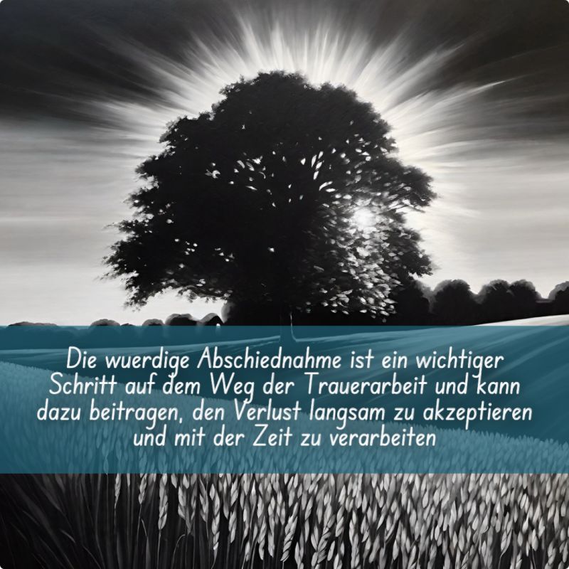 Abschiednahme in Wuerde als Weg der Trauerarbeit: Schlagwort Familie