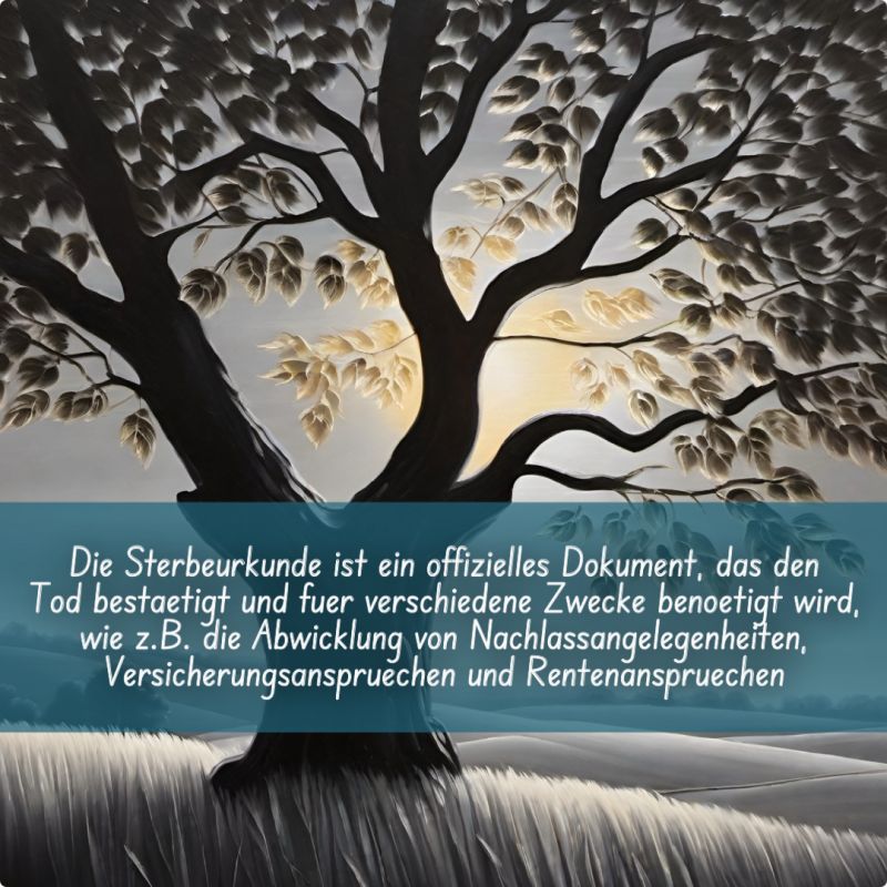 Beantragung der Sterbeurkunde nach Todesfall: Schlagwort Zeremonie
