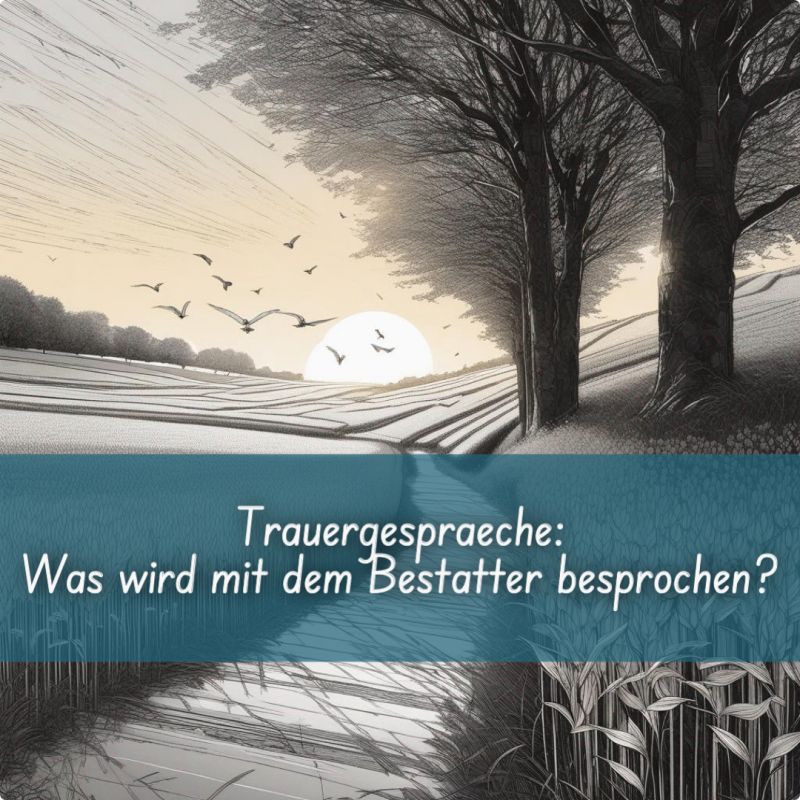  Was wird mit dem Bestatter besprochen